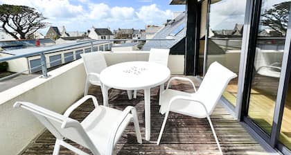 Spacious duplex sea view, balcony terrace + parking space / IDEAL FAMILY