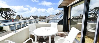 Spacieux duplex vue mer, balcon terrasse + place parking / IDEAL FAMILLE