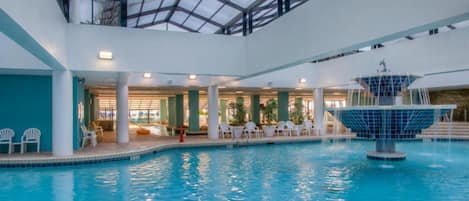 Indoor pool, outdoor pool