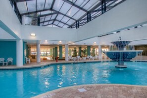 Indoor pool, outdoor pool - Landmark Resort 744-1 Bedroom Condo with Great Amenities (Myrtle Beach)