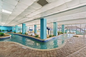 Indoor pool, outdoor pool