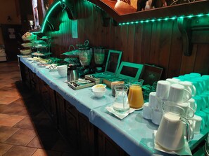 Frokostbuffé er inkludert hver dag