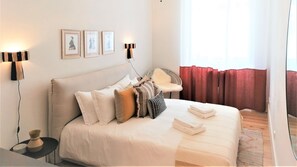 2 habitaciones, cuna de viaje, wifi gratis y ropa de cama 