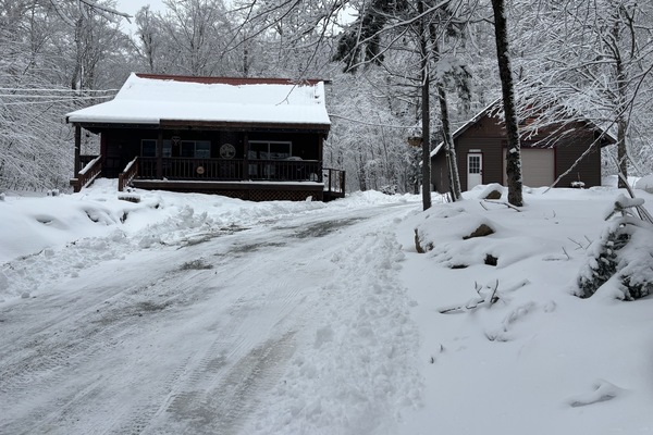 The Cabin and U-Driveway