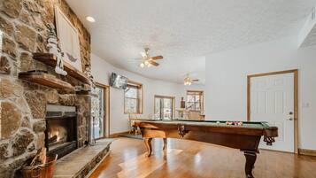 House, Multiple Beds, Hot Tub | Game room