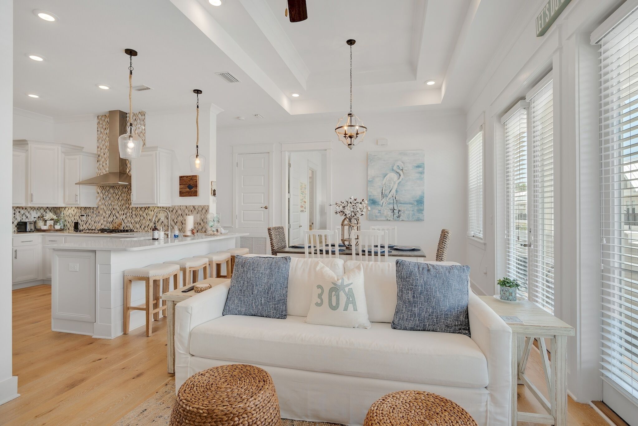 Beach Getaway in 30A! HEATED POOL~  Summer dates available Sleeps 8 comfortably!