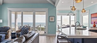 Summer Sunset-6 bedroom luxury with private pool directly across from the beach