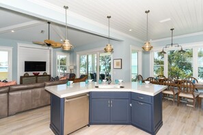 Interior - Summer Sunset-6 bedroom luxury with private pool directly across from the beach (Bradenton Beach)