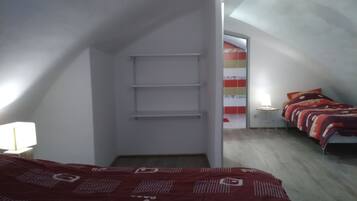 2 habitaciones y ropa de cama