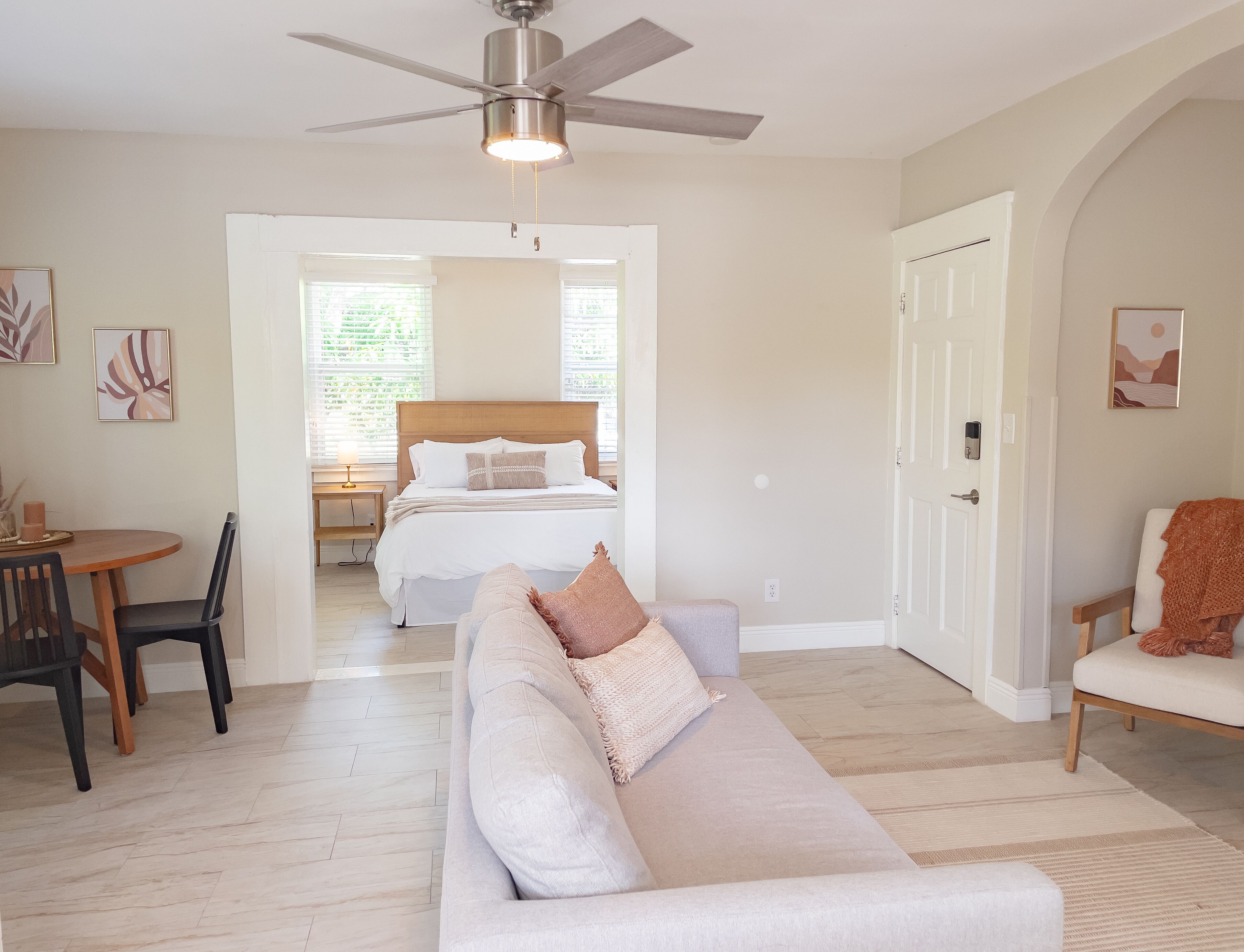 Unit A - Coastal Boho Apt in Charming Beach Town