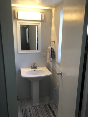 Combined shower/tub - Cozy Remodeled 2X2 Condo in the Heart of Denver! (Denver)