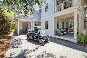 Exterior - Golf Cart, Close to the Sand Hill Pool, Great Outdoor Space | Lake District, Watercolor Home (Santa Rosa Beach)