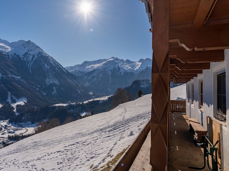 Property grounds. Holiday home on farm near ski resort