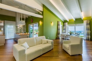 Télévision, cheminée