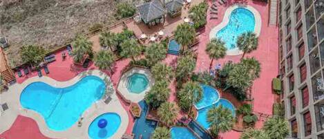 Indoor pool, outdoor pool