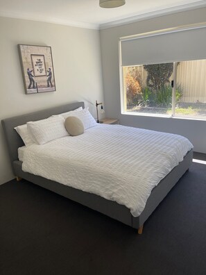 5 bedrooms, iron/ironing board, travel cot, WiFi