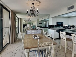 Condo, Multiple Beds, Balcony, Ocean View (T1 207 - No Pets) | Private kitchen | Fridge, microwave, oven, stovetop - Edgewater Beach & Golf Resort V by Resort Collection (Panama City Beach)