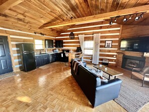Living area - Cozy, Private Cabin w/ a View & Hot Tub (Sevierville)