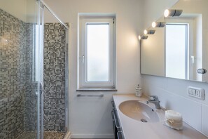 Shower, toilet paper