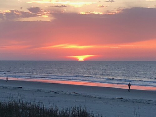 Pet friendly beach cottage short walk to beach