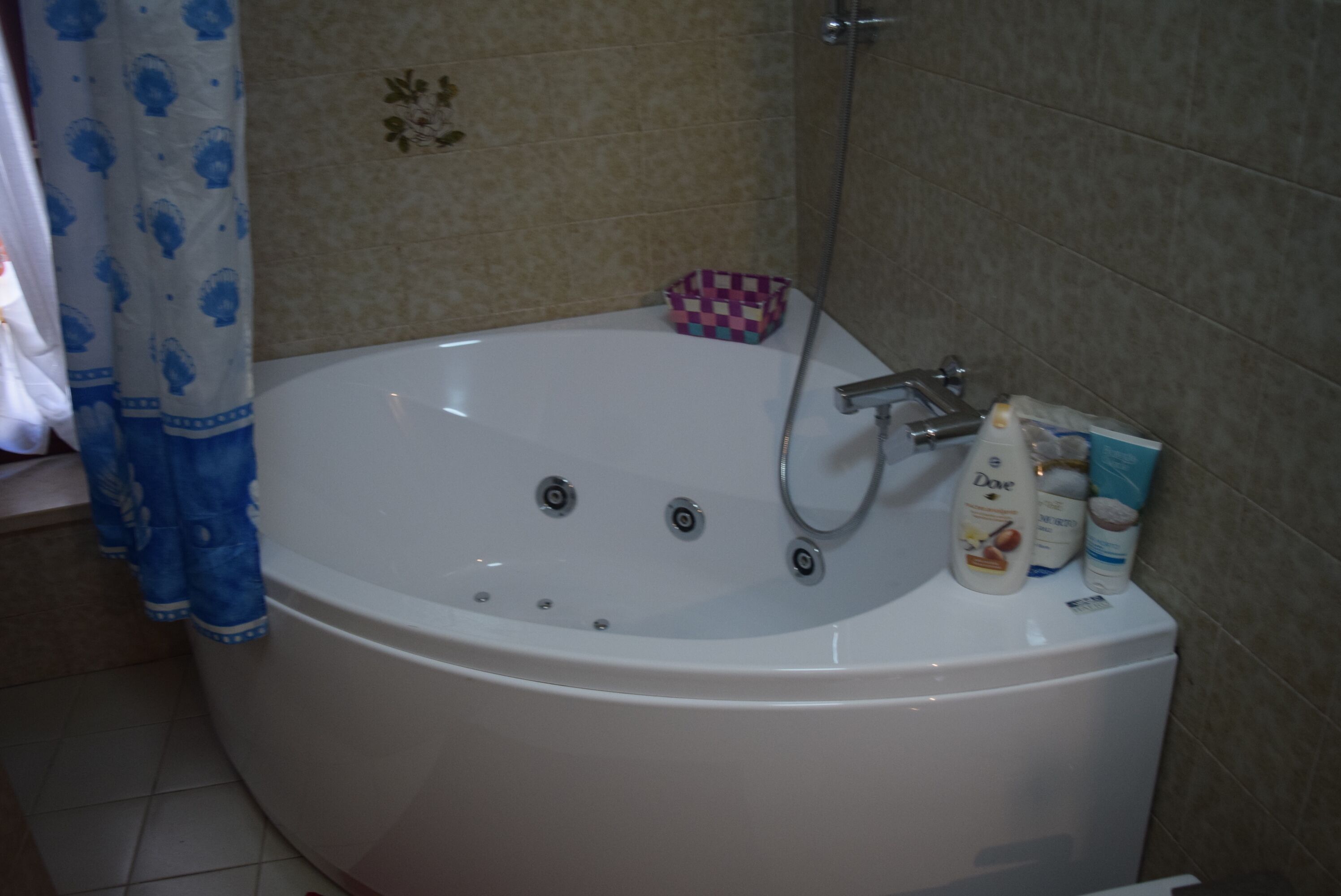Chuveiro/banheira combinados, banheira de hidromassagem
