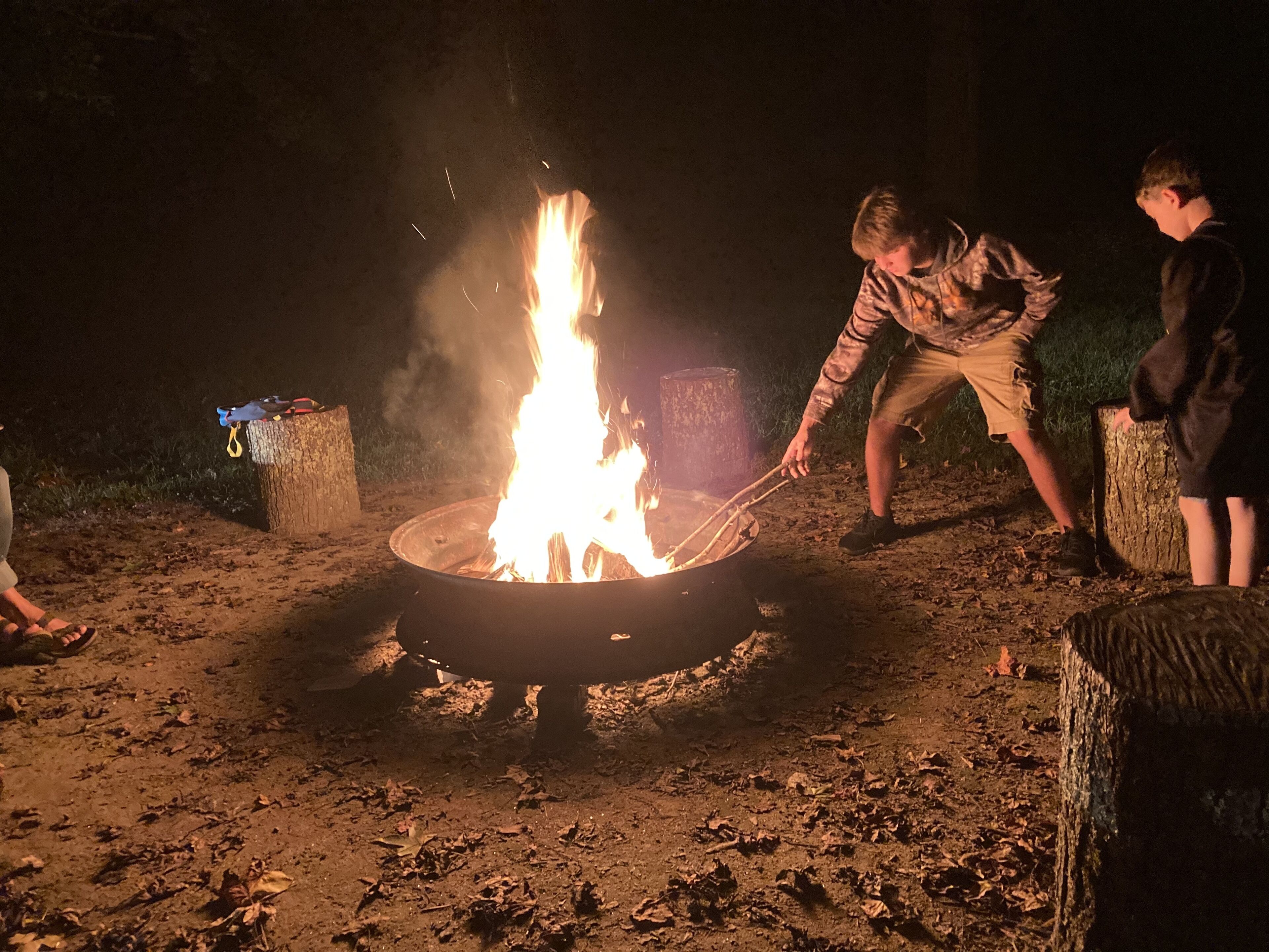 Primitive Camping by Neal Creek site #1