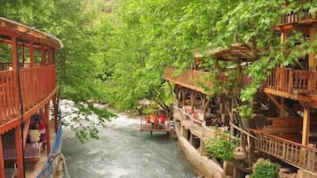 Majoituspaikan julkisivu