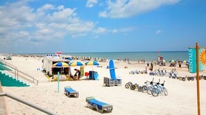 Beach nearby, beach towels