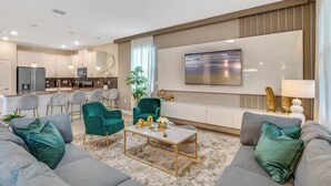Living area - 8 Bedroom/ 5 Bathroom Champions Gate (1193 CD) (Kissimmee)