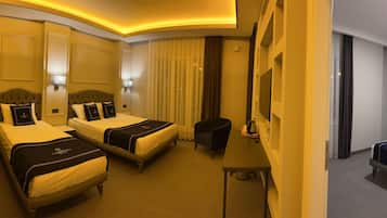 2 habitaciones, cortinas blackout, insonorización y wifi gratis