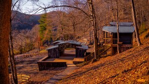 Unclassified image, 2 of 22, button - Glamping Cabin | Huge Window | Tree House Feel (Green Township)
