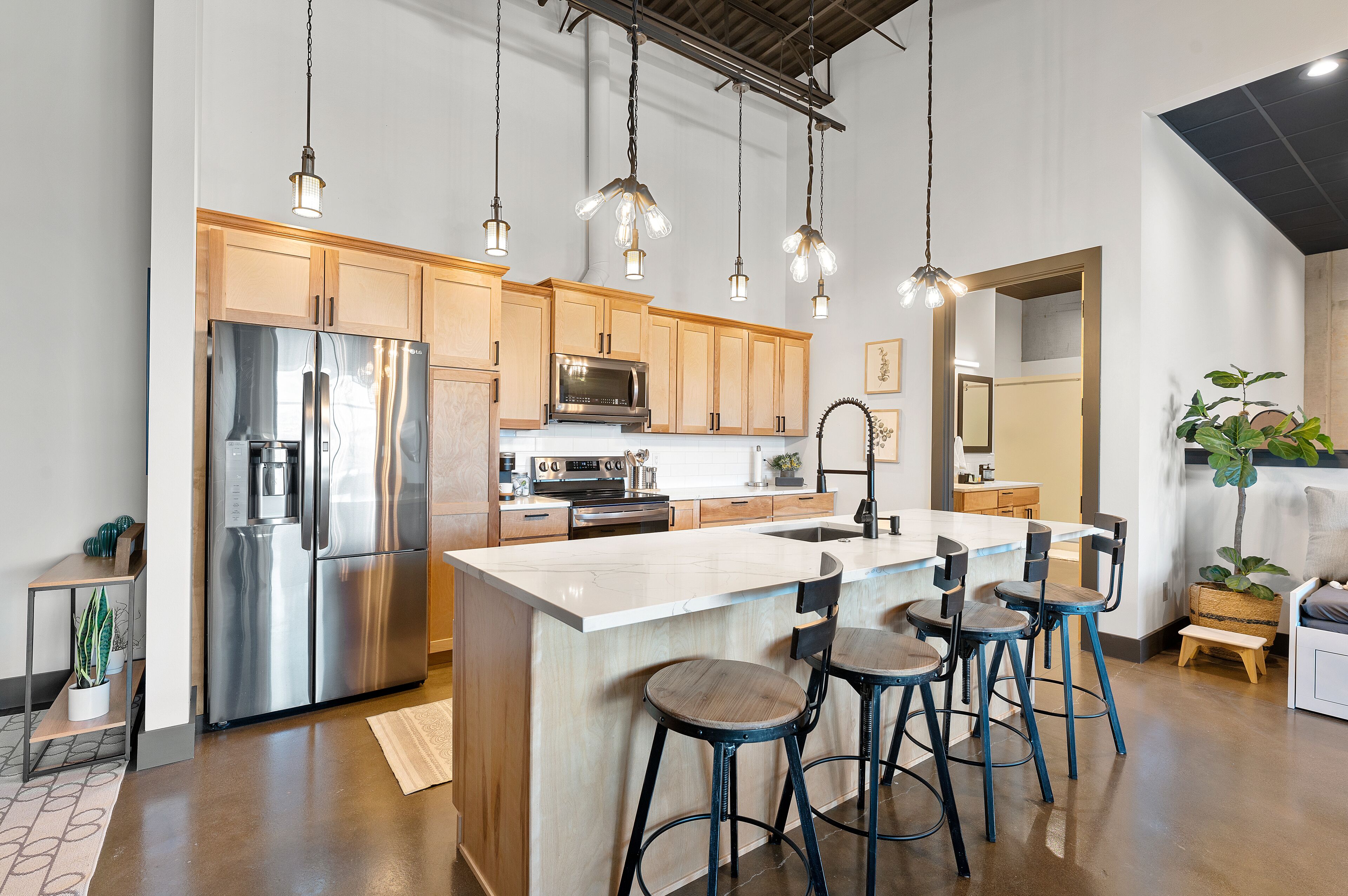 Brand new contemporary family friendly downtown loft