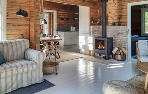 Télévision, cheminée