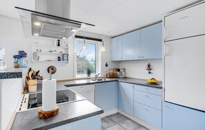 Kühlschrank, Mikrowelle, Herdplatte, Geschirrspüler