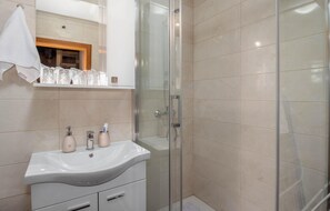 Shower, hair dryer