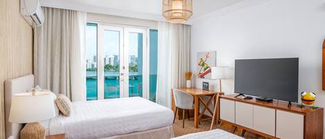 1 slaapkamer, een bureau, een strijkplank/strijkijzer, gratis wifi