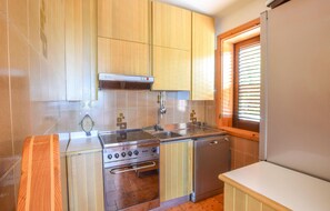 Kühlschrank, Mikrowelle, Herdplatte, Geschirrspüler