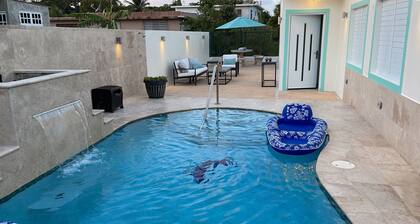 Vamos a la playa, private pool/central AC