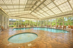 Indoor pool, outdoor pool
