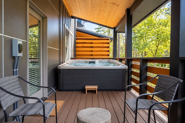 Bain à remous extérieur