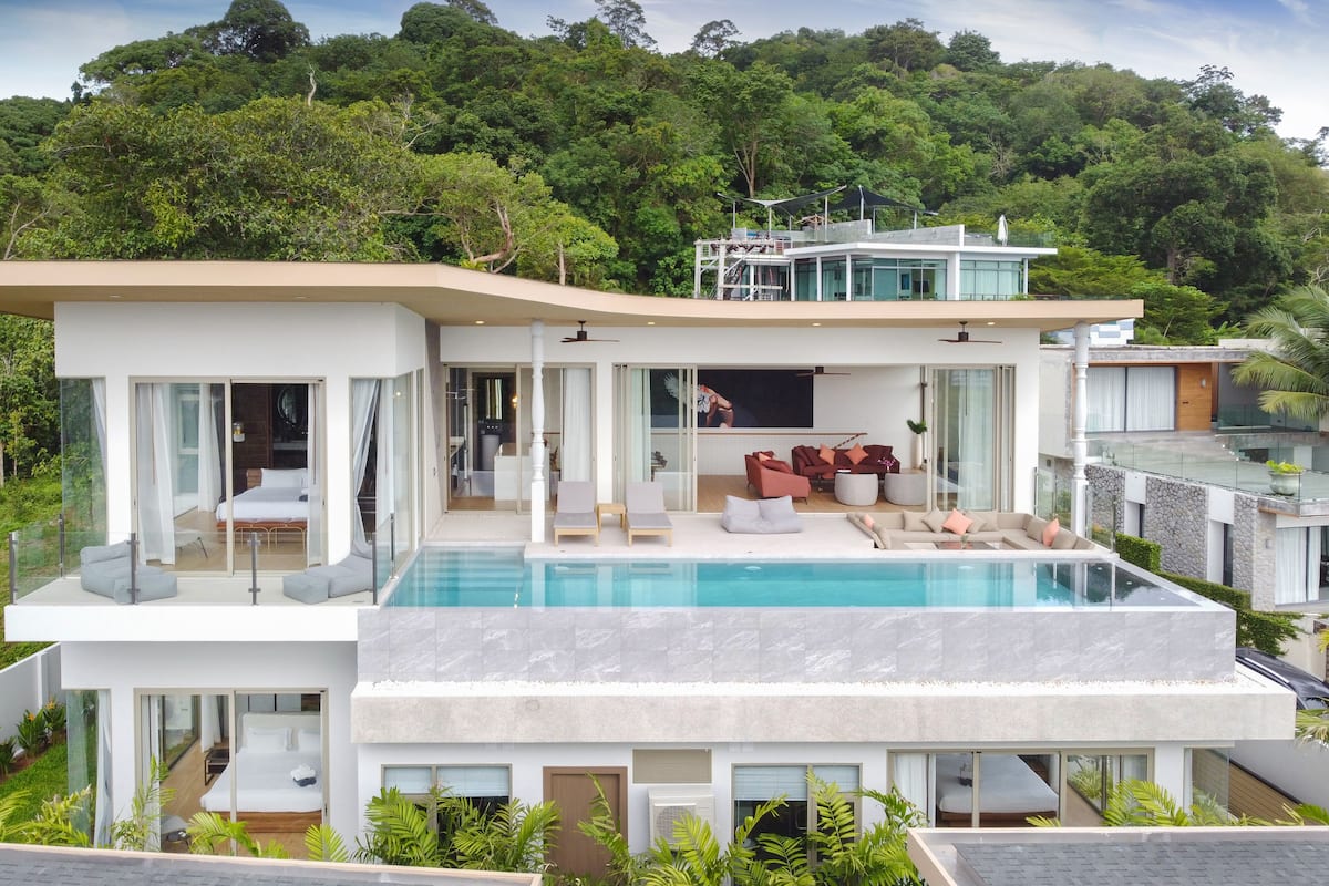 4 Bedroom Private Pool Villa | Ausblick vom Zimmer