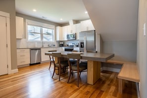 Dining - Little Sadie | Newly Built, Asheville Villa with Rooftop Hot Tub (Asheville)
