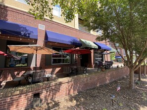 Outdoor dining - Southbound | Asheville Villa Just Minutes from Downtown with Hot Tub (Asheville)