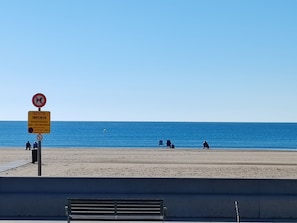 On the beach