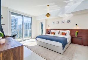 1 bedroom, iron/ironing board, travel crib, WiFi