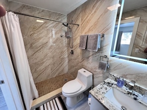 Studio, 1 Bedroom, Balcony | Bathroom shower - 💎stylish Studio Apartment By Miami Airport (Miami)