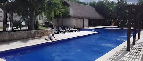 Condo, 2 Bedrooms, Patio, Garden View | Pool | Outdoor pool