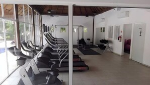 Condo, 2 phòng ngủ, sân hiên, quang cảnh vườn | Phòng tập thể dục