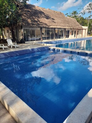 Condo, 2 habitaciones, patio | Alberca | Alberca al aire libre 
