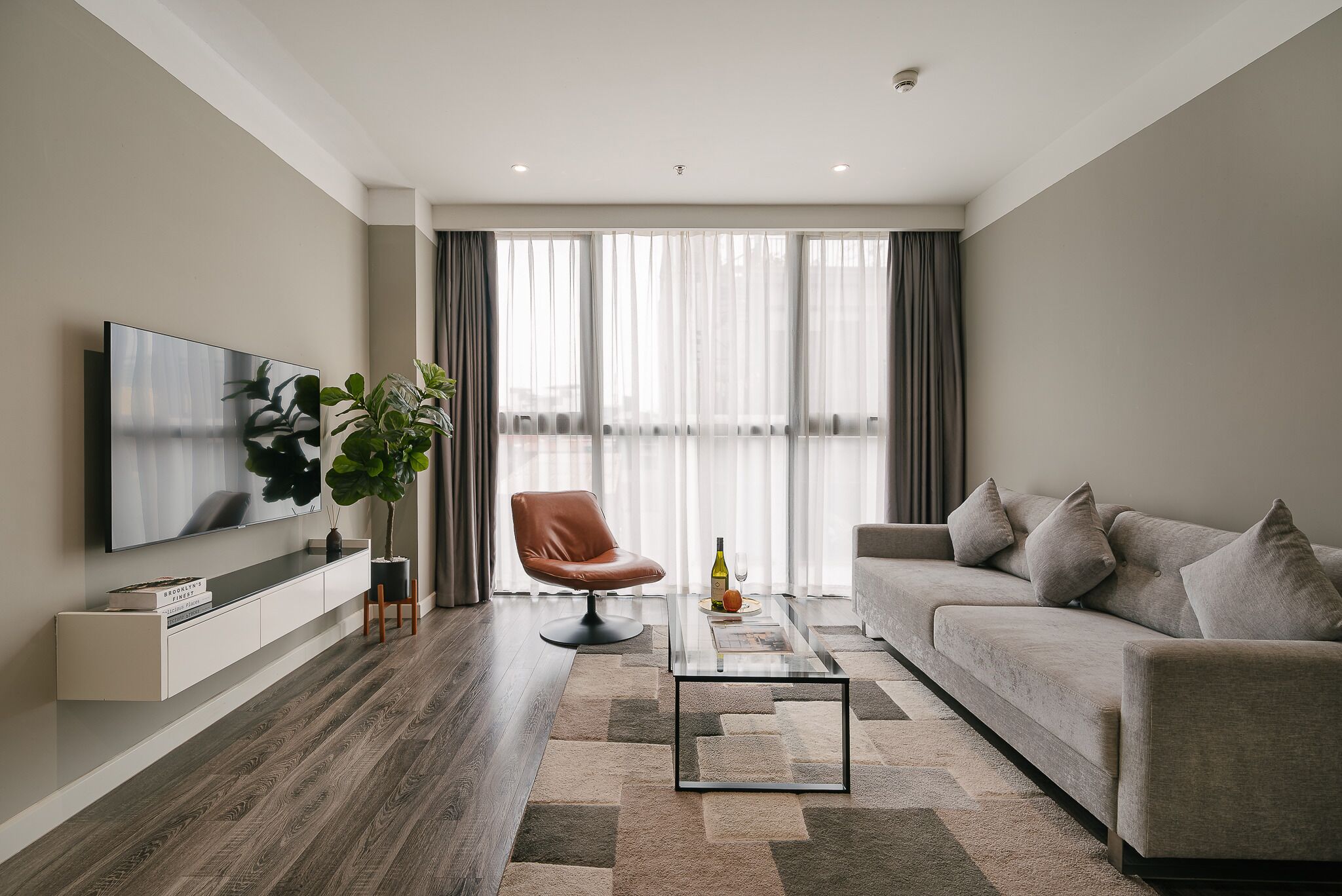 Apartment, 2 Bedrooms | Living area | 50-inch Smart TV with digital channels, TV